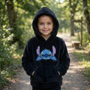 Moletom Infantil Peluciado Premium com Capuz e Bolso Canguru – Quentinho para Inverno