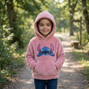 Moletom Infantil Peluciado Premium com Capuz e Bolso Canguru – Quentinho para Inverno